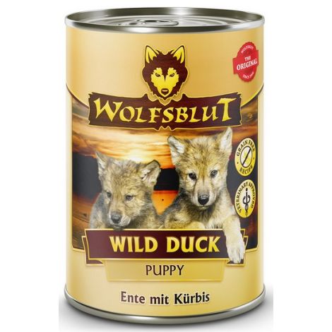 Wolfsblut Dog Wild Duck Puppy - kaczka i bataty puszka 395g