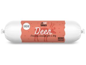 Paka Zwierzaka PEPE Kiełbaska Deer (jeleń) 200g