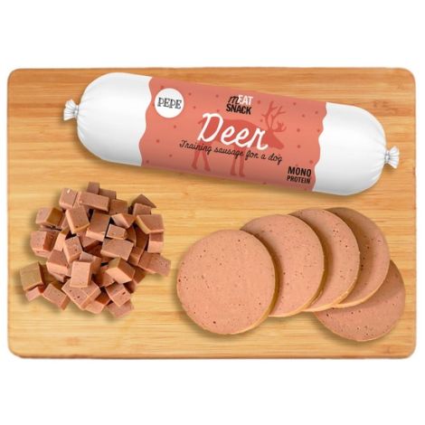 Paka Zwierzaka PEPE Kiełbaska Deer (jeleń) 200g - 2