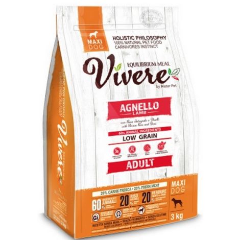 Vivere Dog Maxi Adult Lamb 3kg