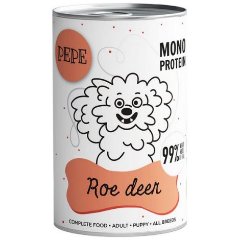 Paka Zwierzaka PEPE Roe Deer (sarna) puszka 400g