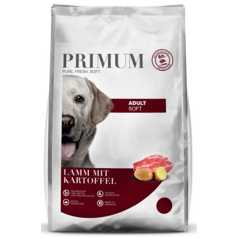 Primum Dog Półwilgotna karma monoproteinowa Adult Soft Lamb jagnięcina i ziemniaki 5kg