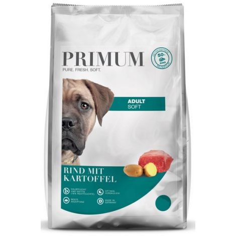 Primum Dog Półwilgotna karma monoproteinowa Adult Soft Beef wołowina i ziemniaki 1,5kg