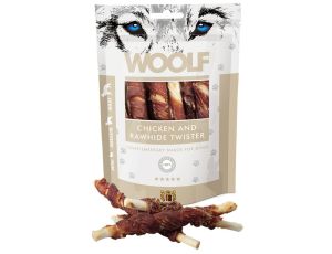 Woolf Chicken & Rawhide Twister 100g