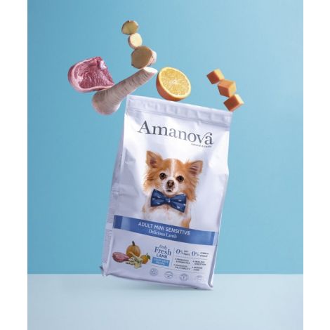 Amanova Dog Adult Mini Sensitive Delicious Lamb - jagnięcina 800g - 3