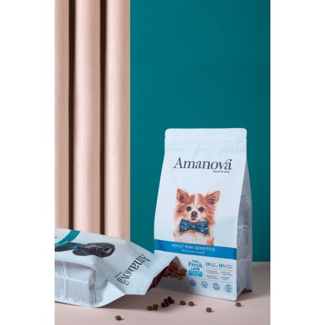 Amanova Dog Adult Mini Sensitive Delicious Lamb - jagnięcina 800g - 6
