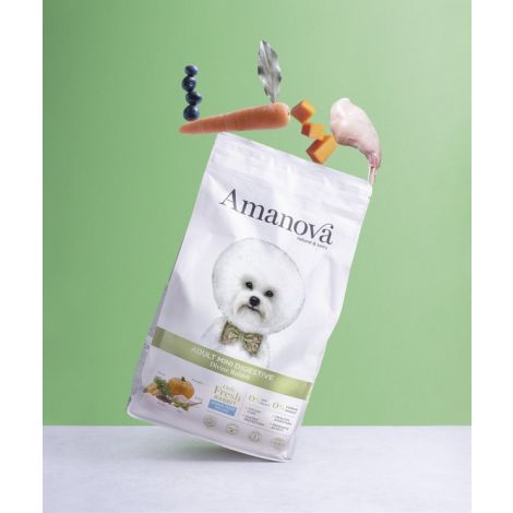 Amanova Dog Adult Mini Digestive Divine Rabbit - królik 800g - 3