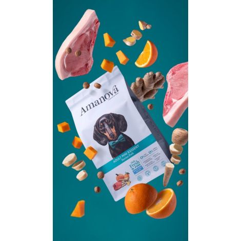 Amanova Dog Adult Mini Exigent Iberian Pork - wieprzowina 800g - 2