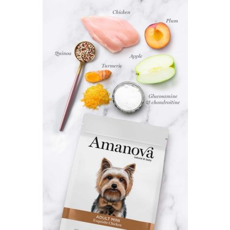 Amanova Dog Adult Mini Exquisite Chicken - kurczak 7kg - 2