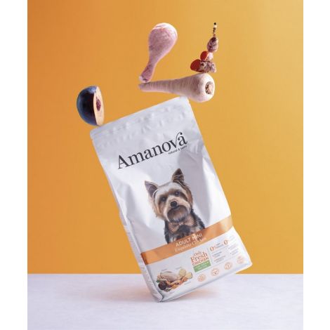Amanova Dog Adult Mini Exquisite Chicken - kurczak 7kg - 3