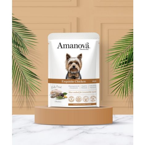 Amanova Dog Adult Exquisite Chicken - kurczak saszetka 100g [P03] - 3