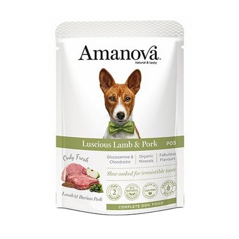 Amanova Dog Adult Luscious Lamb & Pork - jagnięcina i wieprzowina saszetka 300g [P05]