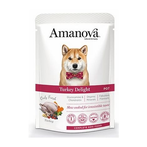Amanova Dog Adult Turkey Delight - indyk saszetka 100g [P07]