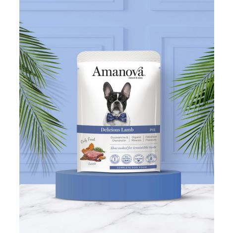 Amanova Dog Adult Delicious Lamb - jagnięcina saszetka 300g [P15] - 3