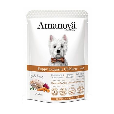 Amanova Dog Puppy Exquisite Chicken - kurczak saszetka 300g [P08]