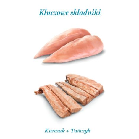 Amanova Cat Chicken & Tuna - kurczak i tuńczyk w bulionie puszka 70g [05] - 4