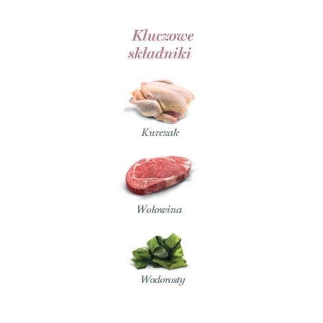 Amanova Cat Brilliant Beef & Chicken - wołowina i kurczak saszetka 85g [P14] - 4