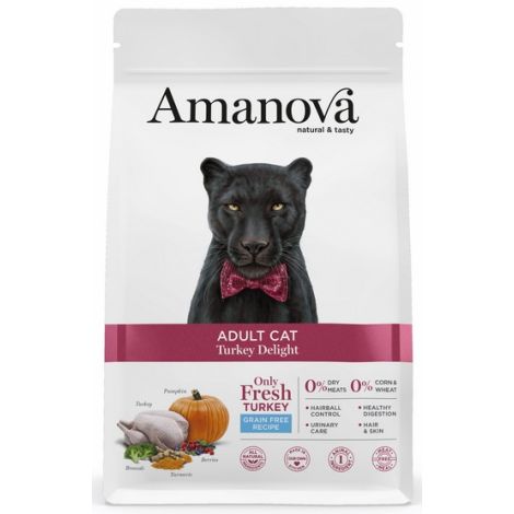 Amanova Cat Adult Turkey Delight - indyk 1,5kg