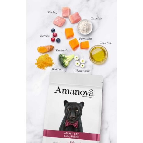 Amanova Cat Adult Turkey Delight - indyk 1,5kg - 2