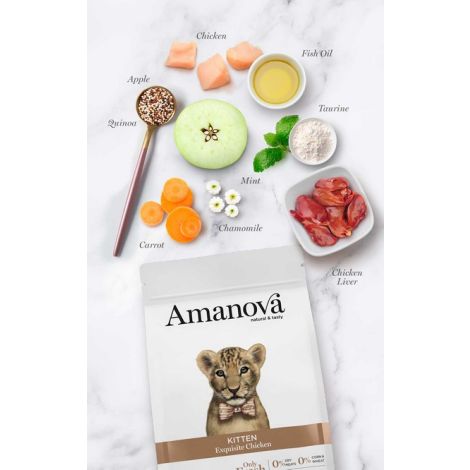 Amanova Cat Kitten Exquisite Chicken - kurczak 300g - 2