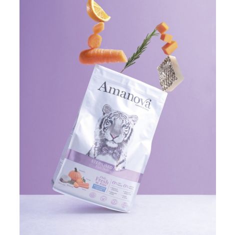Amanova Cat Sterilised Fish Delicacy - biała ryba 300g - 3