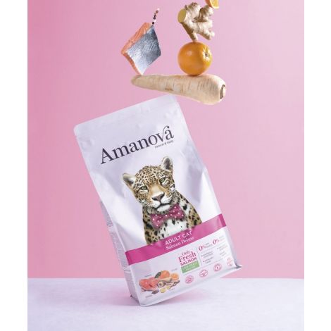Amanova Cat Adult Salmon Deluxe - łosoś 6kg - 3