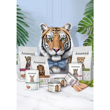 Amanova Cat Adult Salmon Deluxe - łosoś 6kg - 5