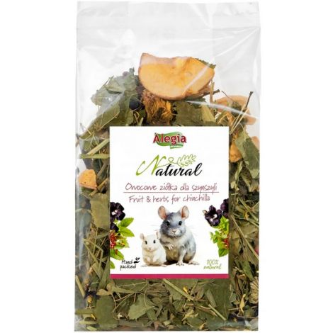 Alegia Natural Owocowe ziółka dla szynszyli 130g - 2