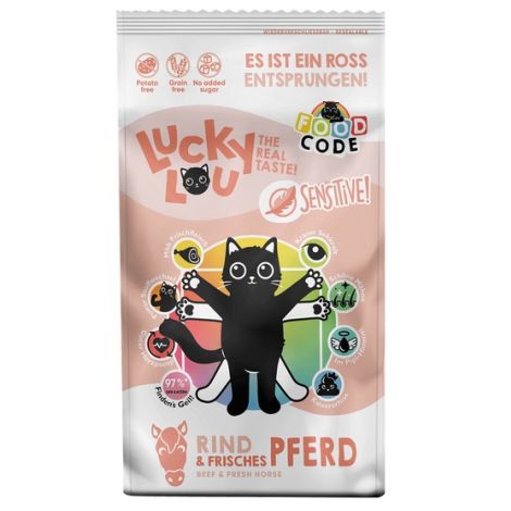 Lucky Lou Food Code Sensitive Wołowina & Konina 1,7kg