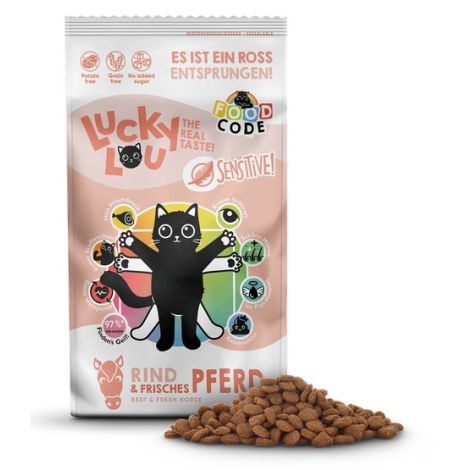 Lucky Lou Food Code Sensitive Wołowina & Konina 1,7kg - 2