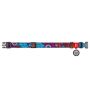 Collar WauDog Nylon Obroża nylonowa z QR-paszportem, plastikowy fastex, wzór LATO, 25mm/37-58cm - 2