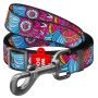 Collar WauDog Nylon Smycz nylonowa regulowana 25mm/152-183cm, wzór LATO