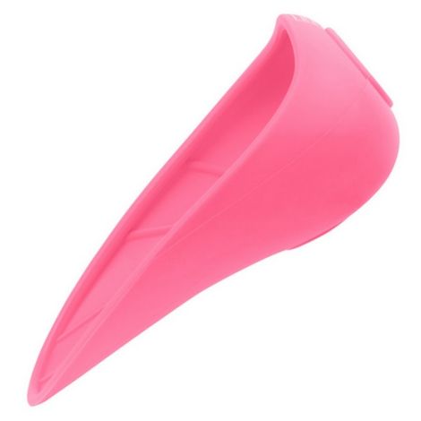 Collar WauDog Silicone Dysza do picia - końcówka 165x90mm różowa - 2