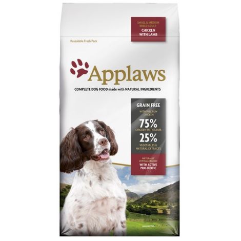 Applaws Adult Dog Small & Medium Breed Kurczak z jagnięciną 2kg