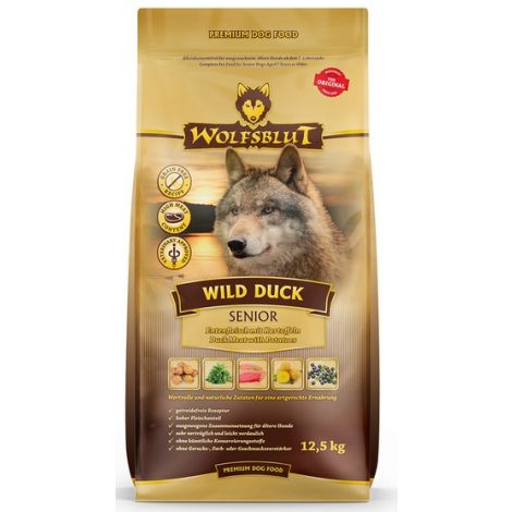 Wolfsblut Dog Wild Duck Senior - kaczka i bataty 12,5kg - 2